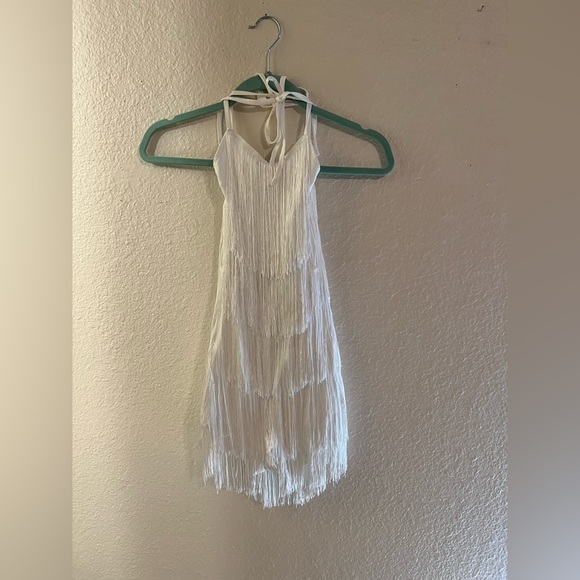 White fringe romper - Picture 2 of 5